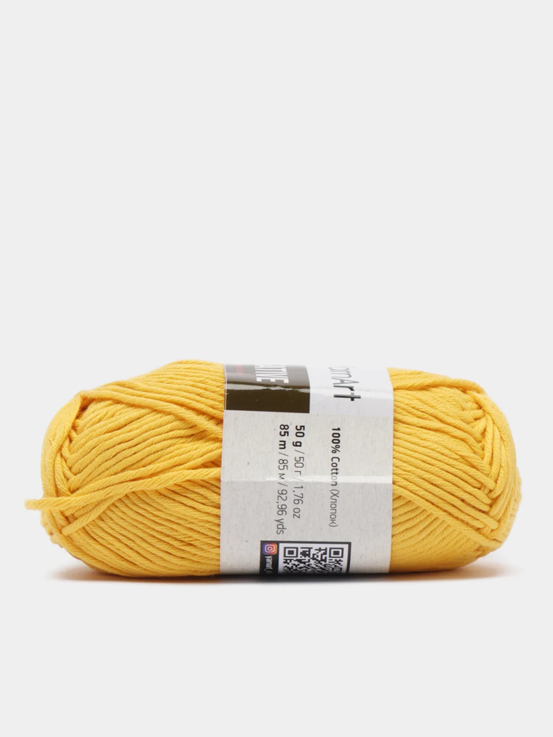 Желтый пряжа YarnArt Creative, 50 г, 85 м, 100% хлопок