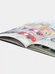 Синий книжка 50 многоразовых кружочков. Синий трактор. Буба. Мамы и малыши. Животные. и др. А5