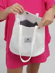 Белый шоппер вельветовый
