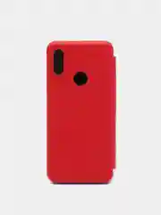Красный чехол книжка для Xiaomi Redmi Note 7, Note 7 Pro