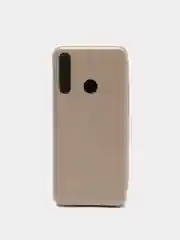 Золотой чехол книжка для Huawei Honor Y6P