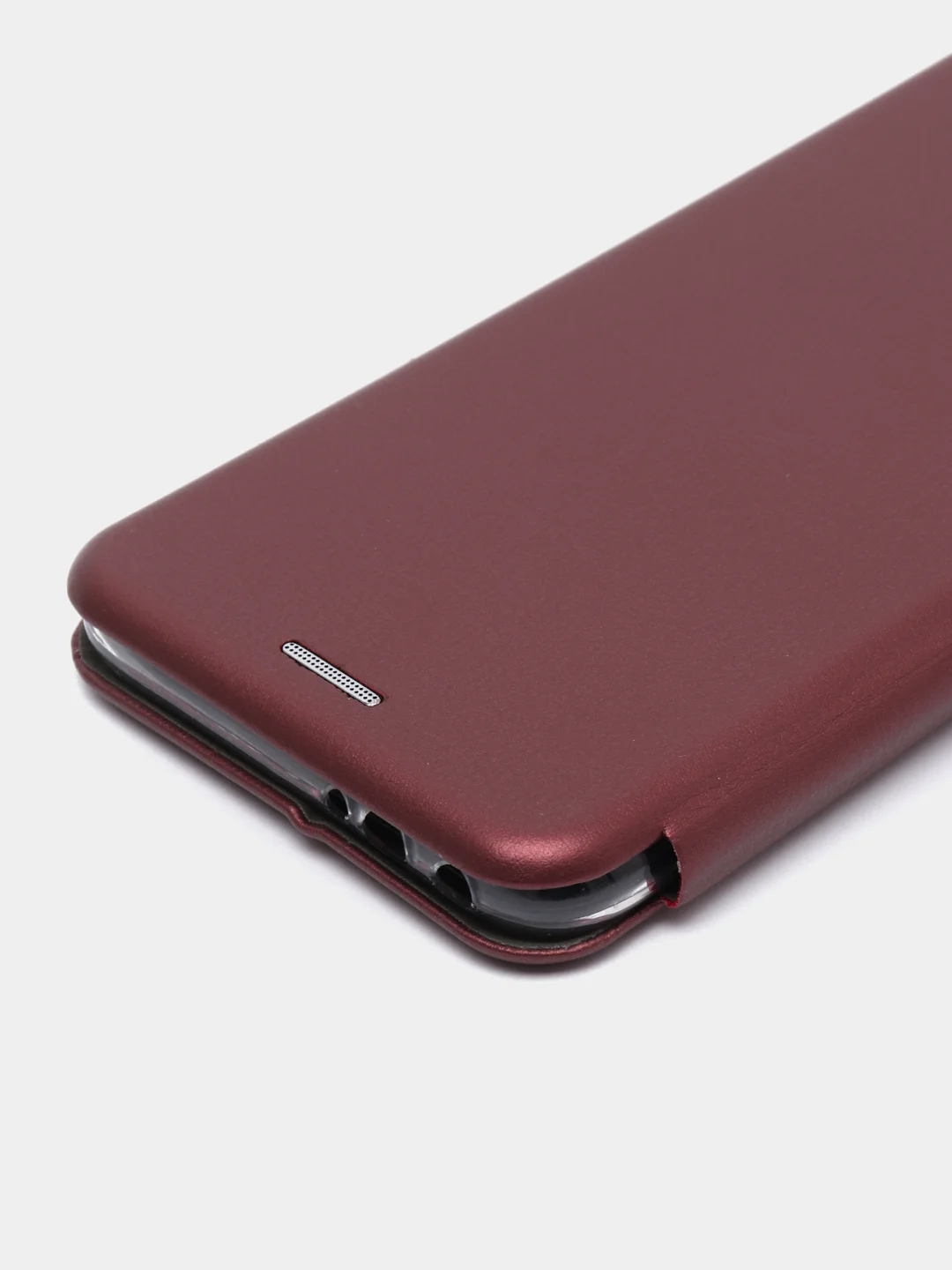 Багровый чехол книжка для Xiaomi Redmi Note 7, Note 7 Pro