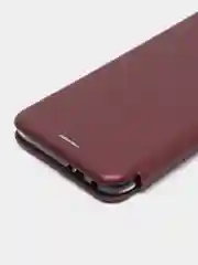 Багровый чехол книжка для Xiaomi Redmi Note 7, Note 7 Pro