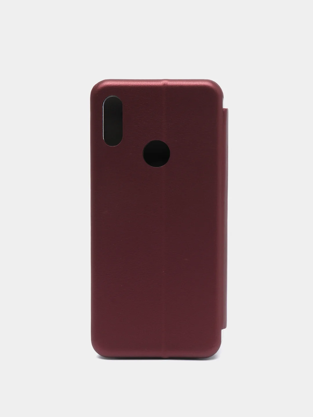 Багровый чехол книжка для Xiaomi Redmi Note 7, Note 7 Pro