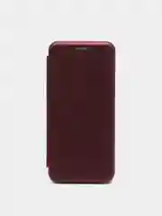 Багровый чехол книжка для Xiaomi Redmi Note 7, Note 7 Pro