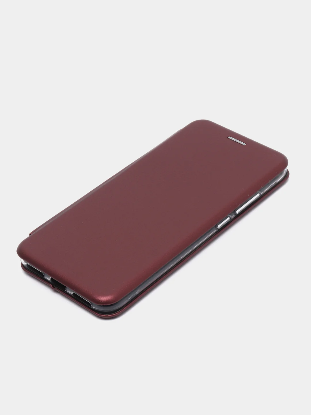 Багровый чехол книжка для Xiaomi Redmi Note 7, Note 7 Pro