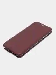 Багровый чехол книжка для Xiaomi Redmi Note 7, Note 7 Pro