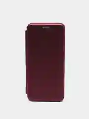 Багровый чехол книжка Samsung Galaxy A70 с функцией подставки