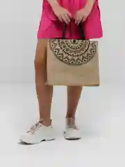 Плетеная сумка шоппер