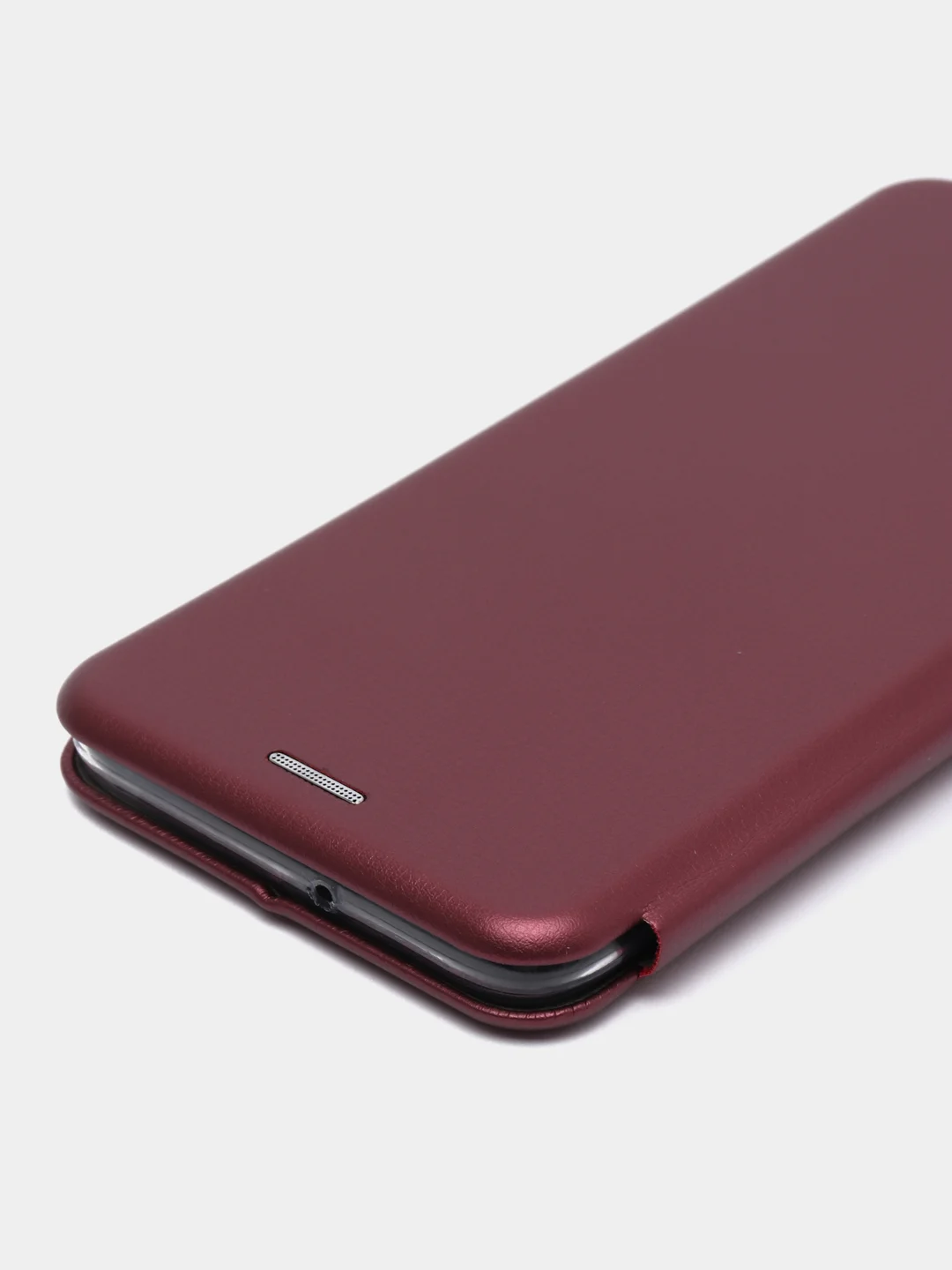 Багровый чехол книжка Samsung Galaxy A70 с функцией подставки