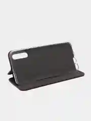 Багровый чехол книжка Samsung Galaxy A70 с функцией подставки