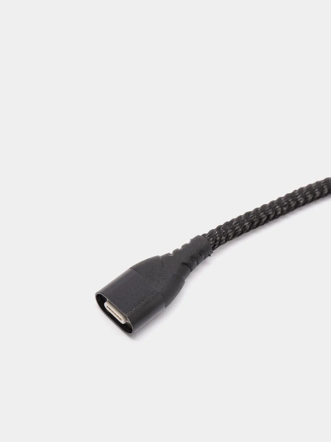 Черный магнитный кабель с быстрой зарядкой 3А и разъемы micro-USB / Type-C / iPhone Lightning