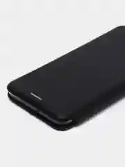 Черный чехол книжка Samsung Galaxy A70 с функцией подставки