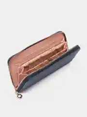 Индиго женский кошелёк на молнии с ремешком на руку