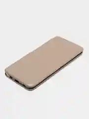 Золотой чехол книжка Samsung Galaxy A70 с функцией подставки