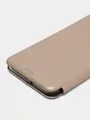 Золотой чехол книжка Samsung Galaxy A70 с функцией подставки