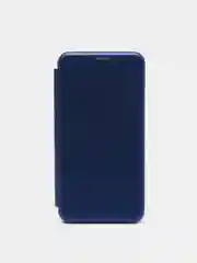 Синий чехол книжка Samsung Galaxy A70 с функцией подставки
