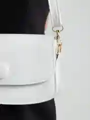 Белый женская сумка на плечо
