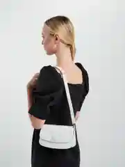 Белый женская сумка на плечо