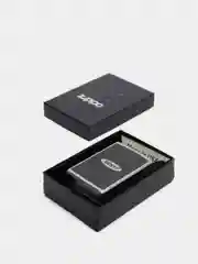 Зажигалка бензиновая Zippo 205 Zippo Oval Chromed Out, лого овал (покрытие Satin Chrome)