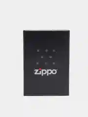 Зажигалка бензиновая Zippo 205 Zippo Oval Chromed Out, лого овал (покрытие Satin Chrome)