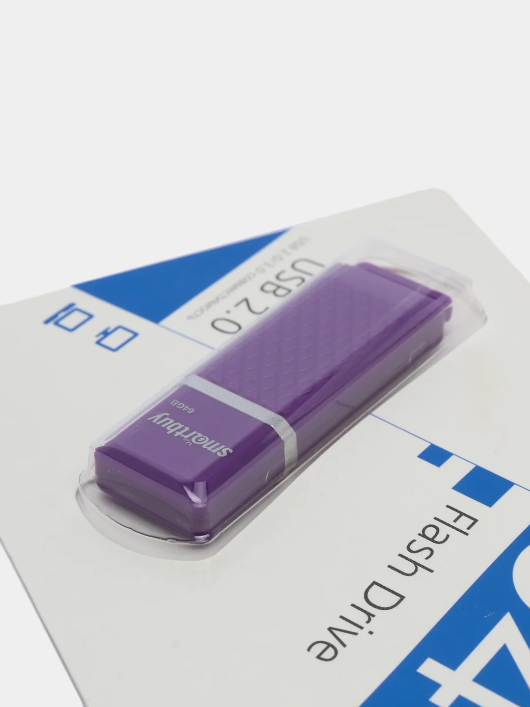Фиолетовый флешка SmartBuy Quartz Series USB 2.0, 3 объёма