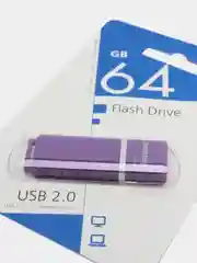 Фиолетовый флешка SmartBuy Quartz Series USB 2.0, 3 объёма