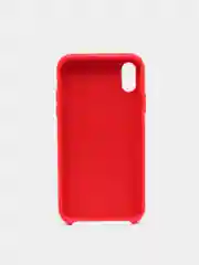 Красный силиконовый цветной чехол iPhone  X, XS, XR, 11, XS MAX