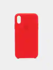 Красный силиконовый цветной чехол iPhone  X, XS, XR, 11, XS MAX