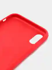 Красный силиконовый цветной чехол iPhone  X, XS, XR, 11, XS MAX