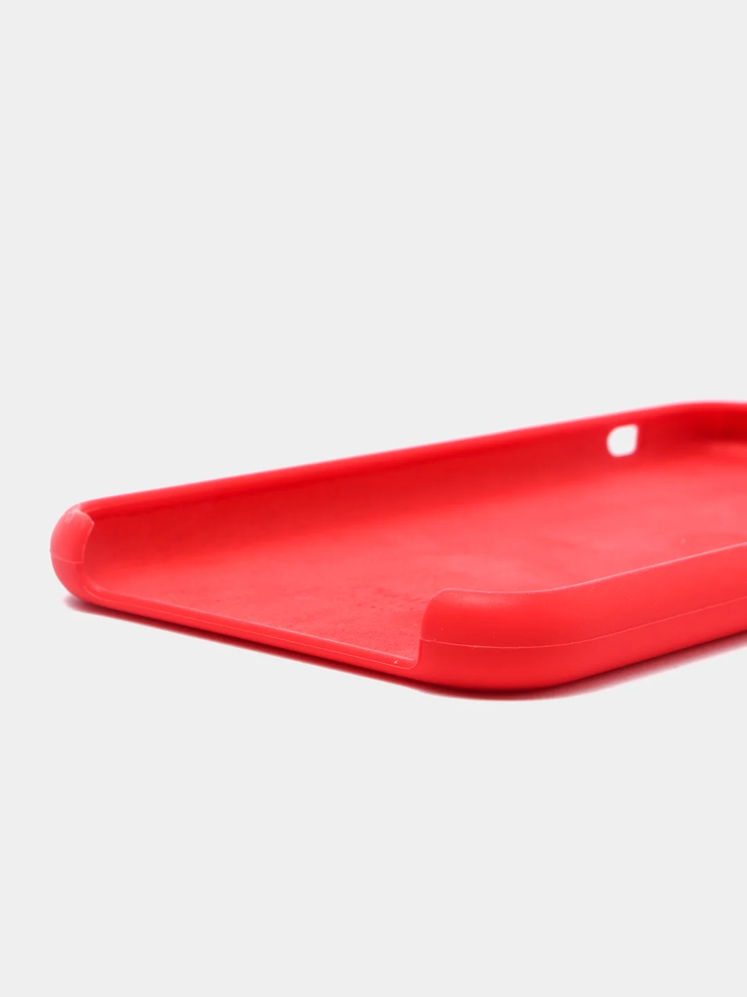 Красный силиконовый цветной чехол iPhone  X, XS, XR, 11, XS MAX