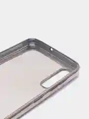 Серебряный чехол со стразами Samsung A32, A22 4G, A22 5G, A50, A51, A52, Redmi Note 10, Note 8 Pro