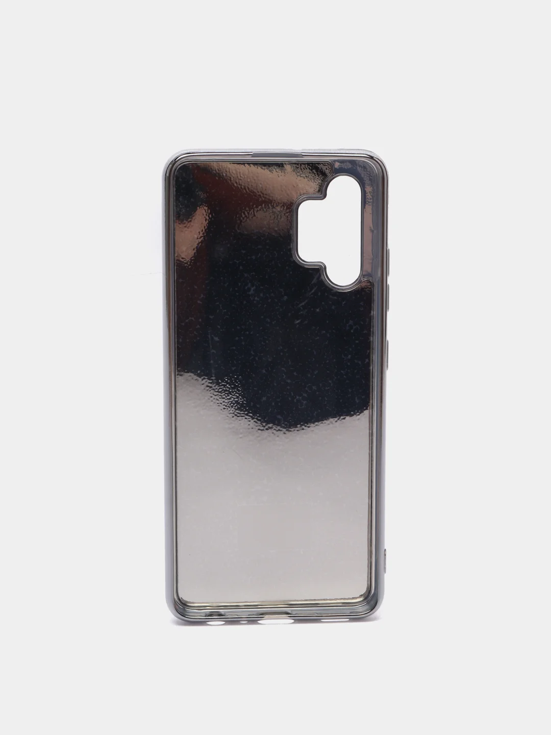 Серебряный чехол со стразами Samsung A32, A22 4G, A22 5G, A50, A51, A52, Redmi Note 10, Note 8 Pro