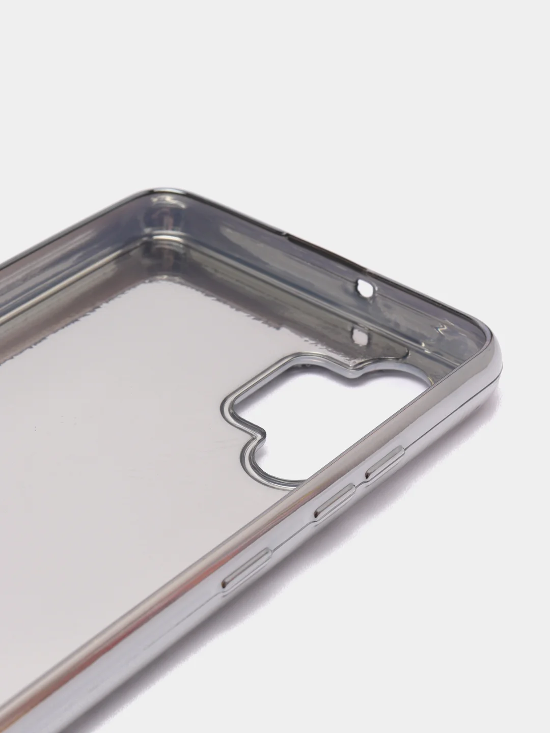 Серебряный чехол со стразами Samsung A32, A22 4G, A22 5G, A50, A51, A52, Redmi Note 10, Note 8 Pro
