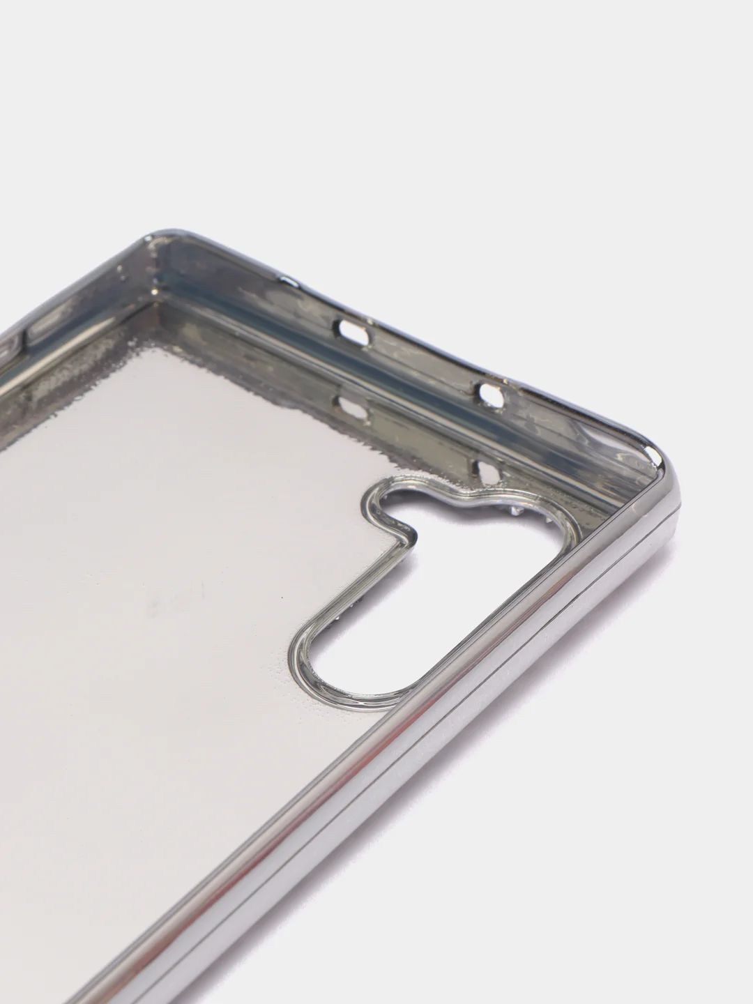 Серебряный чехол со стразами Samsung A32, A22 4G, A22 5G, A50, A51, A52, Redmi Note 10, Note 8 Pro