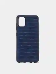 Синий чехол под кожу Samsung Galaxy A31