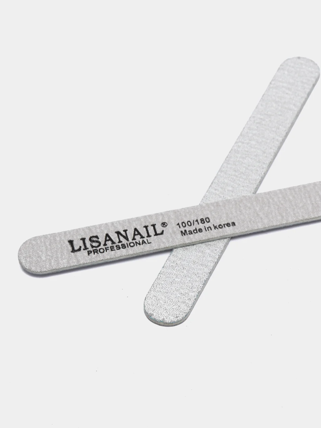 Пилка для ногтей LisaNail, прямая, 100/180