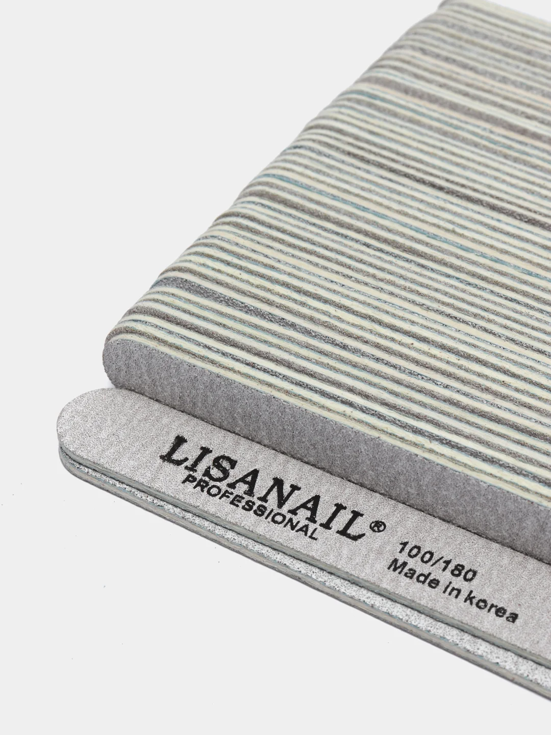 Пилка для ногтей LisaNail, прямая, 100/180