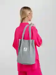 Серый шоппер вельветовый