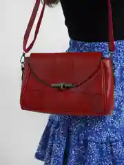Бордовый сумка женская кросс боди