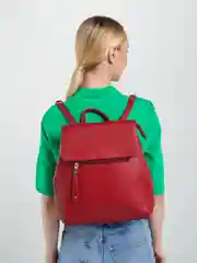 Рюкзак женский, красный