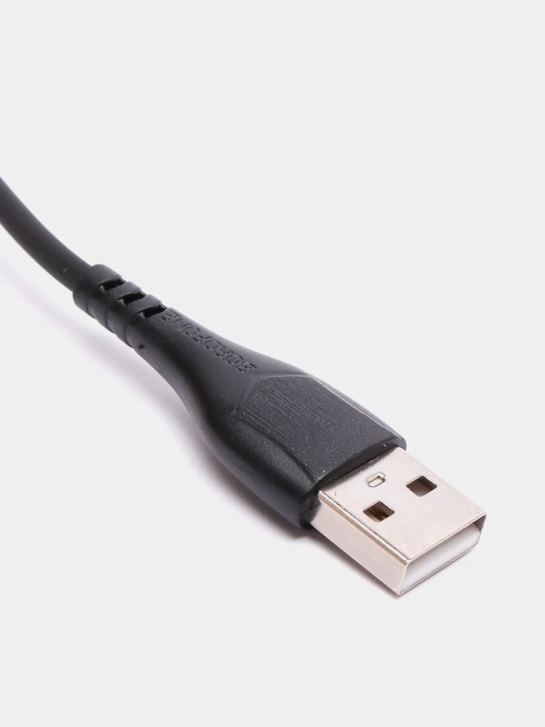 Черный кабель для Apple LIGHTNING 2.4A Borofone BX37/ Кабель ДЛЯ БЫСТРОЙ ЗАРЯДКИ iPhone 1м