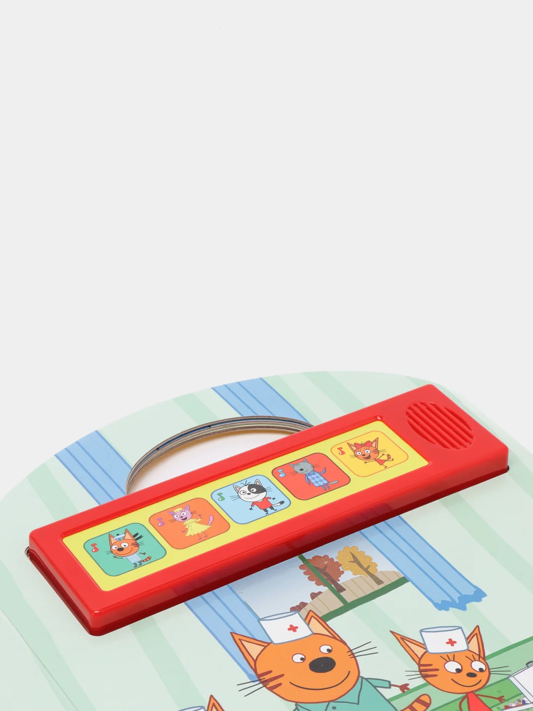 Красный музыкальная книга "Три кота"