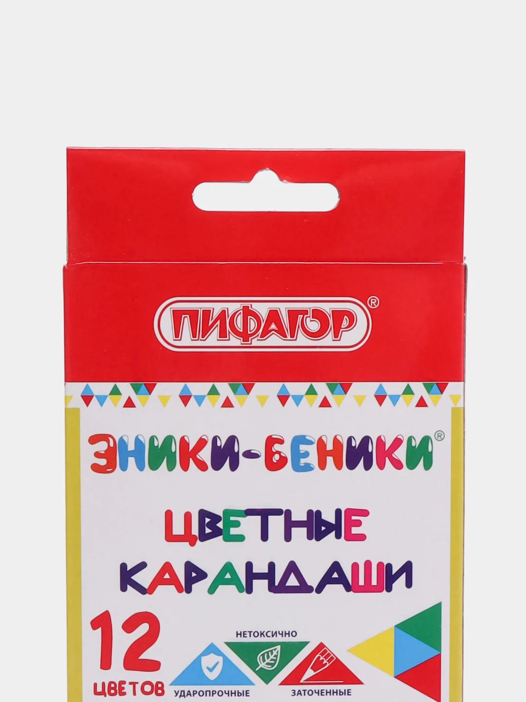 Карандаши цветные ПИФАГОР "ЭНИКИ-БЕНИКИ", 12 цветов