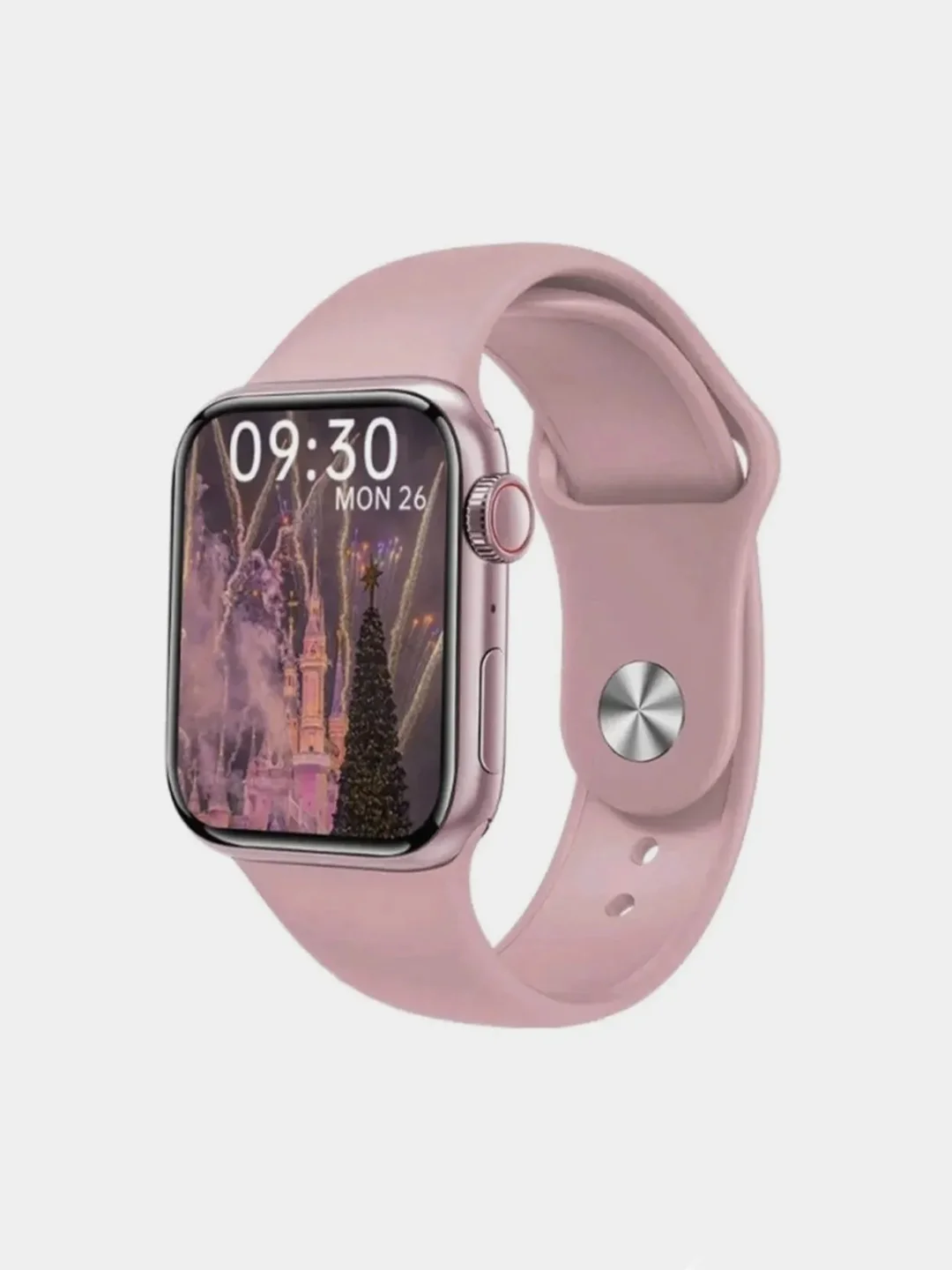 Розовый умные часы 7 Smart watch 45 mm / P7 Max / Pro, с двумя ремешками в комплекте