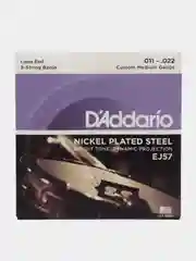 Струны для банджо, 5 струн, никель, DADDARIO EJ57