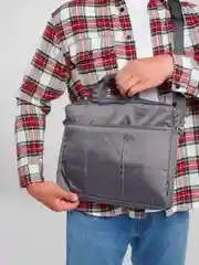 Серый сумка Tempo NN 216 Grey для ноутбука 15.6"