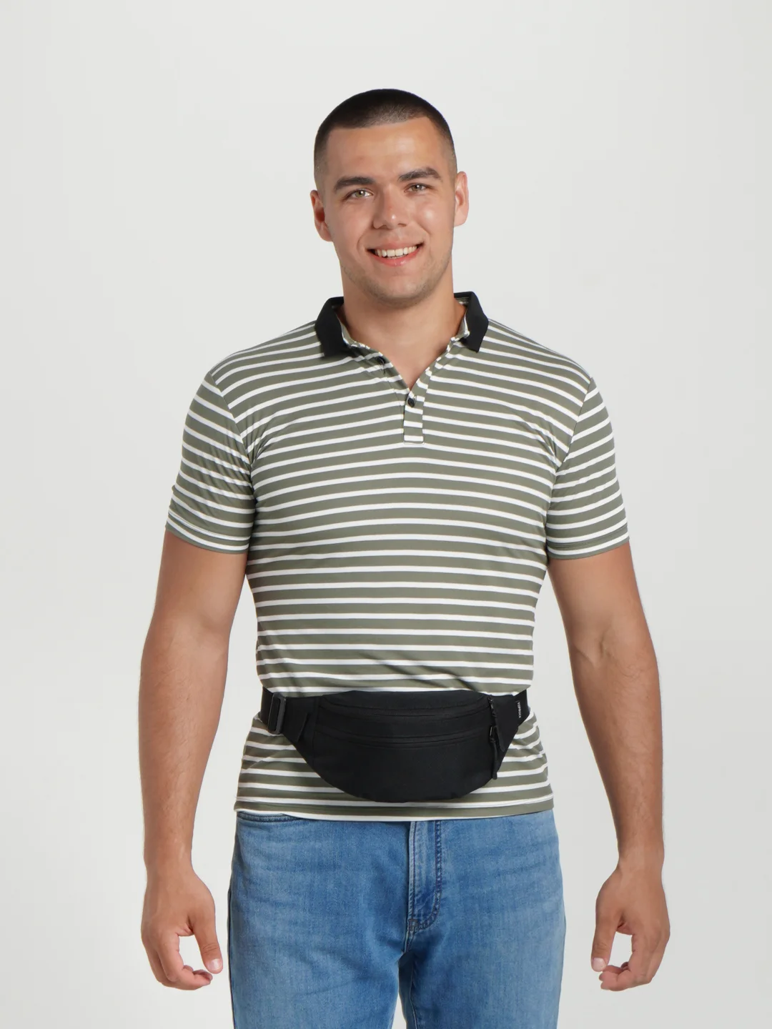 Черный поясная сумка Toprock Classic Bag, унисекс, 17 цветов