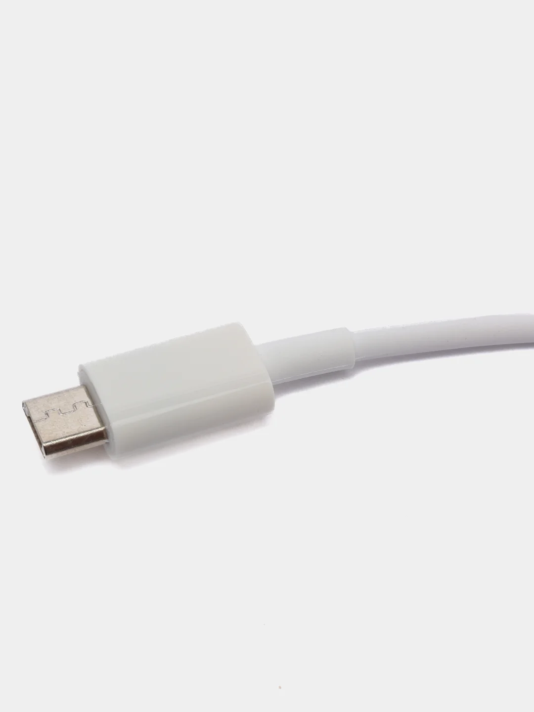 Кабель для зарядки телефона 2,4A, Micro USB, Android, iPhone, цвет белый