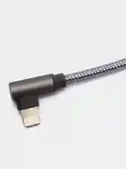 Серый usb-кабель Borofone BX26 для iPhone Lightning, быстрая зарядка, 90 градусов, для игр